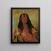 Hco-A-Hco-A-Hcotes-Min Nessuna corna sulla testa un valoroso - George Catlin — quadro incorniciato alla parete