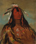 Leggings in pelle di coniglio Hee-Ohks-Te-Kin - George Catlin — vista dell’opera