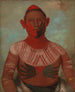 Iowy, uno dei principali guerrieri dei Black Hawks - George Catlin — vista dell’opera