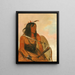 Isharyeh Celui qui porte un loup est un brave distingué - George Catlin — quadro incorniciato alla parete