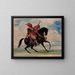 Il capo vigile dei volpi della tribù a cavallo - George Catlin — quadro incorniciato alla parete