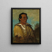 Keennekuk, Primo Uomo, Capo della Tribù - George Catlin — quadro incorniciato alla parete
