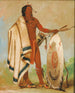 Kotzatah Scudo Fumato, un guerriero distinto - George Catlin — vista dell’opera