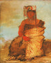 Laketoowirsha Little Chief, un guerriero Pawnee di Tapage - George Catlin — vista dell’opera