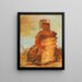 Laketoowirsha Little Chief, un guerriero Pawnee di Tapage - George Catlin — quadro incorniciato alla parete