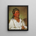 Layloahpeeisheekaw Herba Arbusto e Fiore Semi-civilizzato - George Catlin — quadro incorniciato alla parete