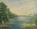 Caccia alla leopardo in Brasile - George Catlin — vista dell’opera