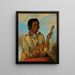 Mashena Elks Horns un sous-chef - George Catlin — quadro incorniciato alla parete