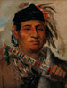 Mahkemee Teuv Grizzly Bear Chef de la tribu - George Catlin — vista dell’opera