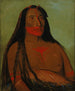 Il secondo capo dei Quattro Orsi di Mh-to-th-pa è in lutto - George Catlin — vista dell’opera