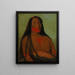 Il secondo capo dei Quattro Orsi di Mh-to-th-pa è in lutto - George Catlin — quadro incorniciato alla parete