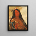 Nhee-ee-wo-tis Loup sur la colline Capo della tribù - George Catlin — quadro incorniciato alla parete