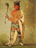 Naugh-high-hee-kaw Celui qui humidifie le bois - George Catlin — vista dell’opera