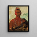 Nh-ses-kuk Whirling Thunder, figlio maggiore di Black Hawk - George Catlin — quadro incorniciato alla parete