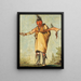 Nw-kw Wood, antico capo della tribù - George Catlin — quadro incorniciato alla parete