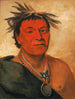O-ho-ph-sha Small Whoop, un guerriero distinto - George Catlin — vista dell’opera
