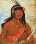 O-t-wah L'Ottaway un guerriero - George Catlin — vista dell’opera