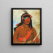 O-t-wah L'Ottaway un guerriero - George Catlin — quadro incorniciato alla parete