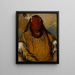 Pa-ris-ka-ro-pa Due Corvi un Capo - George Catlin — quadro incorniciato alla parete