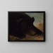 ritratti di un orso grizzly e di un topo a grandezza naturale - George Catlin — quadro incorniciato alla parete