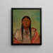 Ru-Ton-Wee-Me Piccione sull'ala - George Catlin — quadro incorniciato alla parete