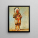 Rw-No-Way-Wh-Krah Loose Pipestem un Brave - George Catlin — quadro incorniciato alla parete