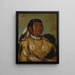 Sha-C-Pay, il Sesto Capo degli Ojibwés delle Pianure - George Catlin — quadro incorniciato alla parete