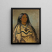 Sha-K-Ka Mint una bella ragazza - George Catlin — quadro incorniciato alla parete