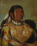 Shacpay, il Sesto Capo degli Ojibwés delle Pianure (Conflitto di caso) - George Catlin — vista dell’opera