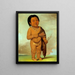 Tcha-As-Ka-Ding Piccolo-figlio di Buffalo Bulls Back Fat - George Catlin — quadro incorniciato alla parete