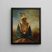 Tel-Maz-H-Za, un guerriero di distinzione - George Catlin — quadro incorniciato alla parete