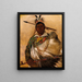Th-Ke-Nh-Kee Black Coat un chef - George Catlin — quadro incorniciato alla parete