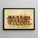 La Danse de l'ours - George Catlin — quadro incorniciato alla parete