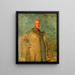 Theodore Burr Catlin in costume indiano - George Catlin — quadro incorniciato alla parete