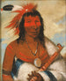 WNahDeTnkAh Grande Aigle o Cane Nero Capo del gruppo OHahKasKaTohYAnTe - George Catlin — vista dell’opera