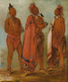 WaMshEeSheek Celui qui enlève WaChshUk War MinkChsk Tre giovani uomini distinti - George Catlin — vista dell’opera