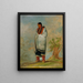 WaQuthEQua L'épouse des Bucks L'épouse de la baleine - George Catlin — quadro incorniciato alla parete