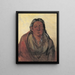 Wahpeshsee Mère du Chef - George Catlin — quadro incorniciato alla parete