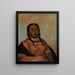 WiLohTahEehTchhTaMhNee Chose Rouge Qui Touche En Marchant Fille de Black Rock - George Catlin — quadro incorniciato alla parete