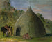Lodge de Wichita couvert de prairie - George Catlin — vista dell’opera