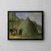 Lodge de Wichita couvert de prairie - George Catlin — quadro incorniciato alla parete
