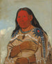 Donna con due corvi - George Catlin — vista dell’opera
