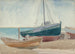 Bateaux sur la plage - George Copeland Ault — vista dell’opera