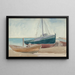 Bateaux sur la plage - George Copeland Ault — quadro incorniciato alla parete