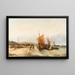 Retour des bateaux de pêche - George D Callow — quadro incorniciato alla parete