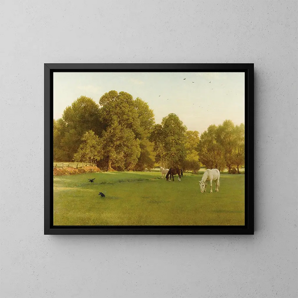 Giorno di riposo a Wallingford - George Dunlop Leslie — quadro incorniciato alla parete