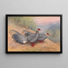 Fagiano con Orecchie Blu - George Edward Lodge — quadro incorniciato alla parete