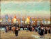 Scène di porto con barche da pesca - George Elmer Browne — vista dell’opera