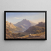 Snowdon da Llyn Nantlle, nord del Galles - George Fennell Robson — quadro incorniciato alla parete