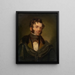 Ritratto di William Smith O'Brien 1803-1864 Giovane Irlandese - George Francis Mulvany — quadro incorniciato alla parete